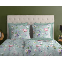 Sengesæt Vera med Magnolia og vilde blomster fra MyTrendyHome.dk