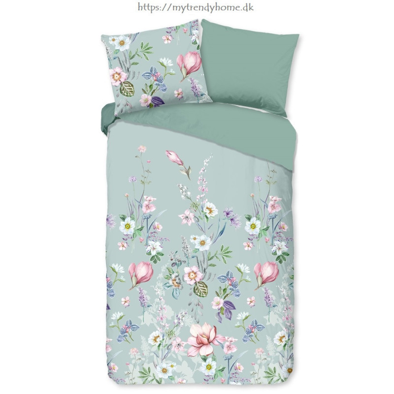 Sengesæt Vera med Magnolia og vilde blomster fra MyTrendyHome.dk