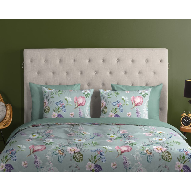 Sengesæt Vera med Magnolia og vilde blomster fra MyTrendyHome.dk