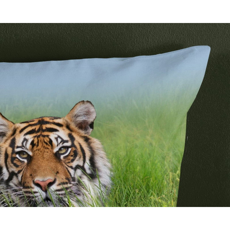 Sengesæt Tiger, Grøn i 100% bomuld fra MyTrendyHome.dk