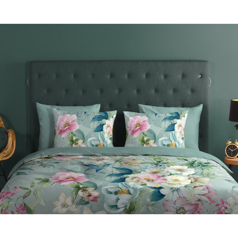 Sengelinned Casa i højeste kvalitet, lavet af fine 100% luksus bomuld med haveblomster fra MyTrendyHome.dk