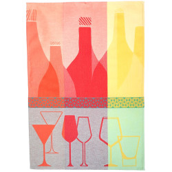 Jacquard Viskestykke Bar 50x70 cm  i 100% bomuld fås i flere farver, Fremstillet i Tyskland