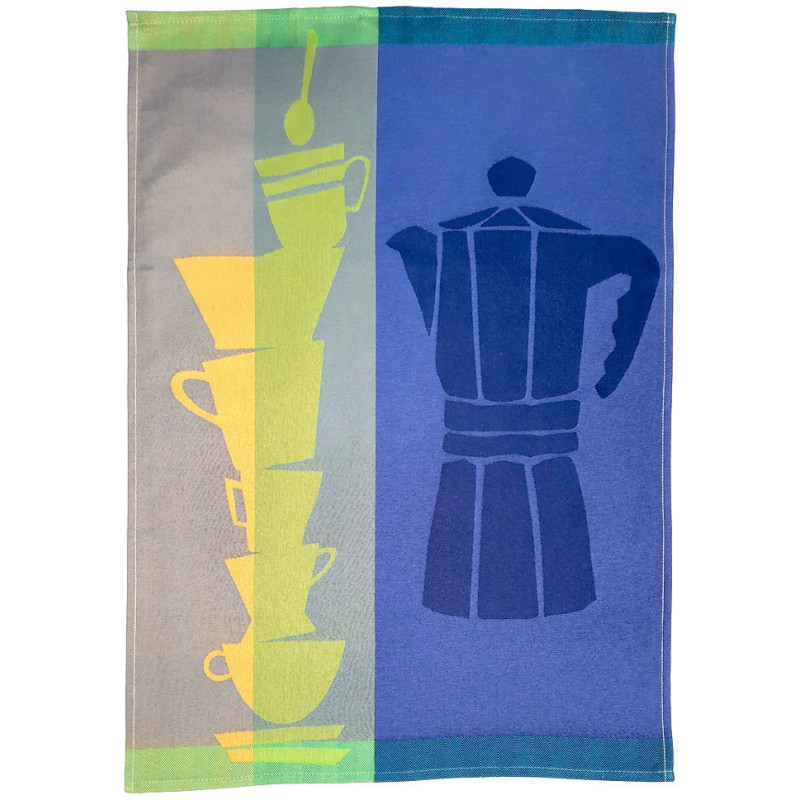 Jacquard Viskestykke Cafe 50x70 cm  i 100% bomuld fås i flere farver, Fremstillet i Tyskland