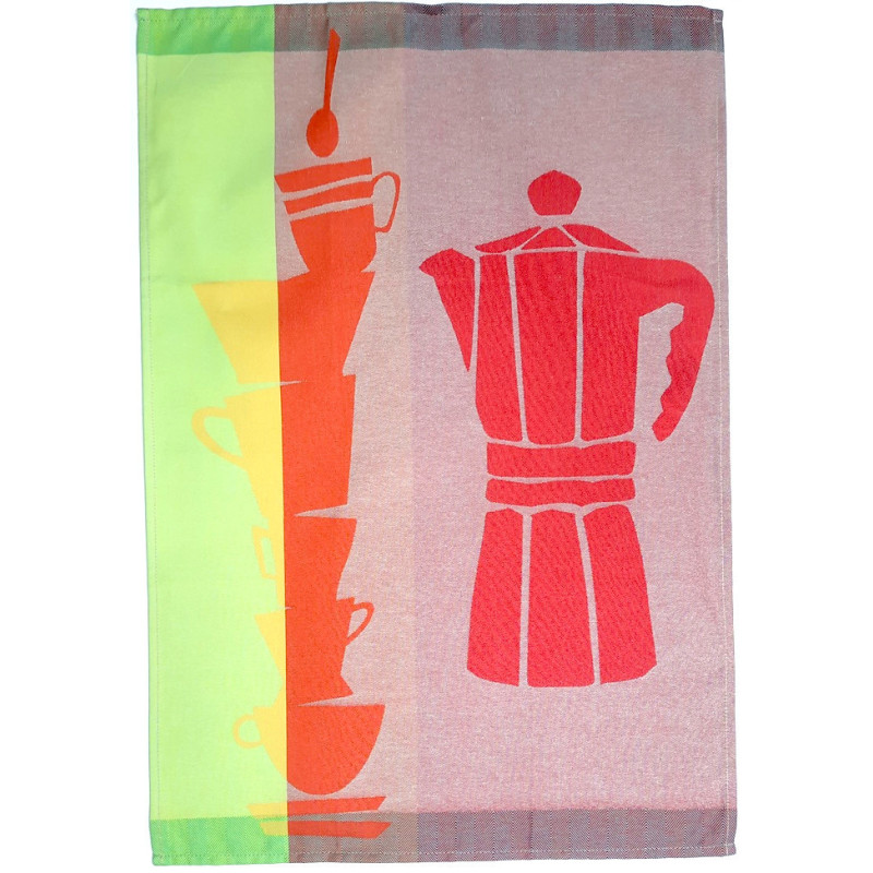 Jacquard Viskestykke Cafe 50x70 cm  i 100% bomuld fås i flere farver, Fremstillet i Tyskland