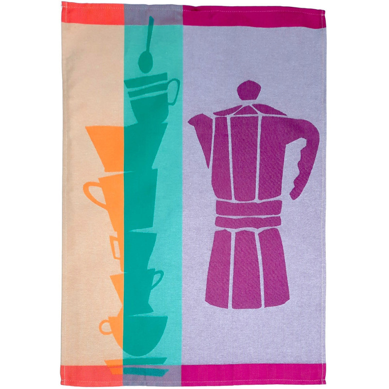 Jacquard Viskestykke Cafe 50x70 cm  i 100% bomuld fås i flere farver, Fremstillet i Tyskland