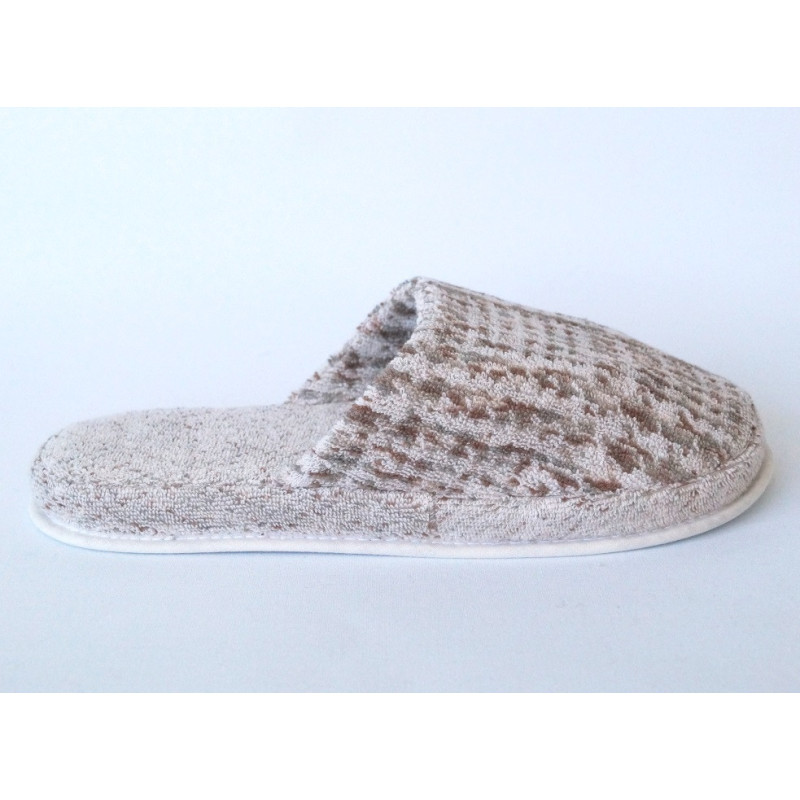 En fantastisk gave til manden. Sæt af 5 tweedmønstret Håndklæder og Slippers