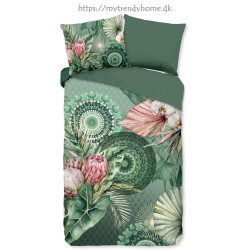 Flonel sengesæt Egor med blomster og mandala ornament fra MyTrendyHome