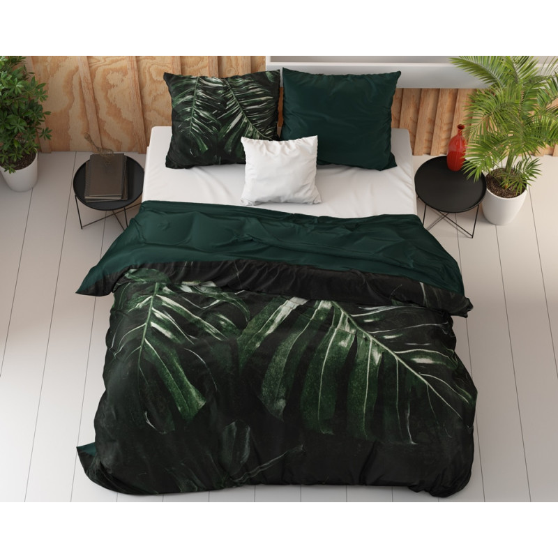 Sengesæt Walker Green i bomuldssatin fra MyTrendyHome.dk