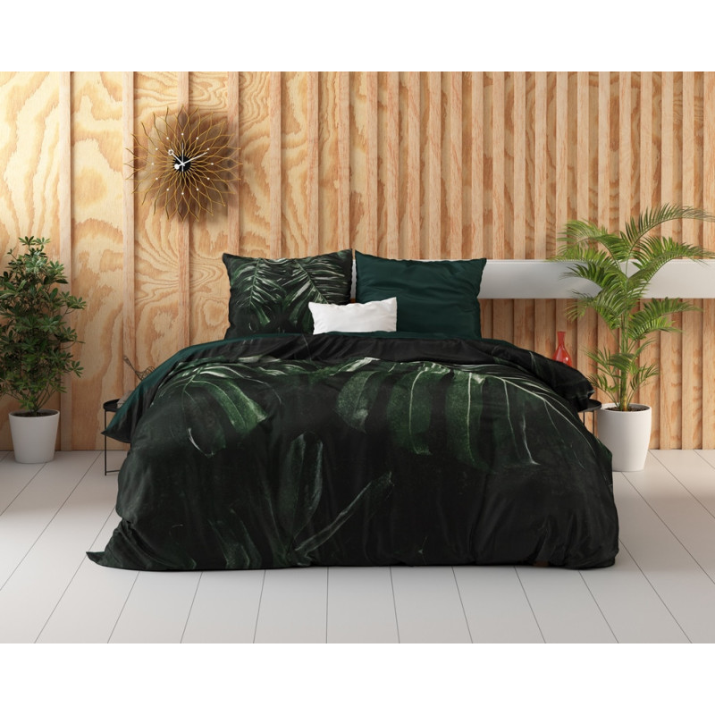 Sengesæt Walker Green i bomuldssatin fra MyTrendyHome.dk
