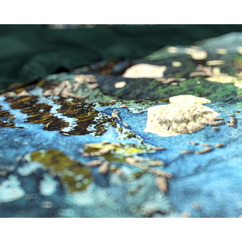 Sengesæt Ocean Drops Blue i bomuldssatin fra MyTrendyHome.dk