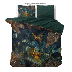 Sengesæt Dark Rises Black i bomuldssatin fra MyTrendyHome.dk