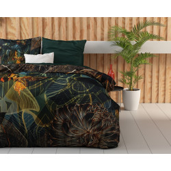 Sengesæt Dark Rises Black i bomuldssatin fra MyTrendyHome.dk