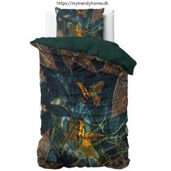 Sengesæt Dark Rises Black i bomuldssatin fra MyTrendyHome.dk