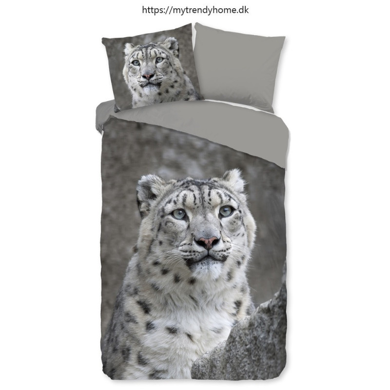 Flonel Sengesæt Cheetah med vildkat fra MytrendyHome.dk
