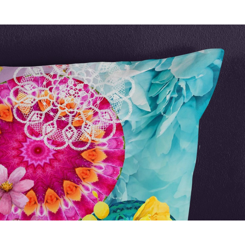 Bomuldssatin sengetøj Vitori med mandala ornament fra MytrendyHome.dk