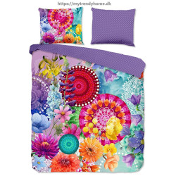 Bomuldssatin sengetøj Vitori med mandala ornament fra MytrendyHome.dk