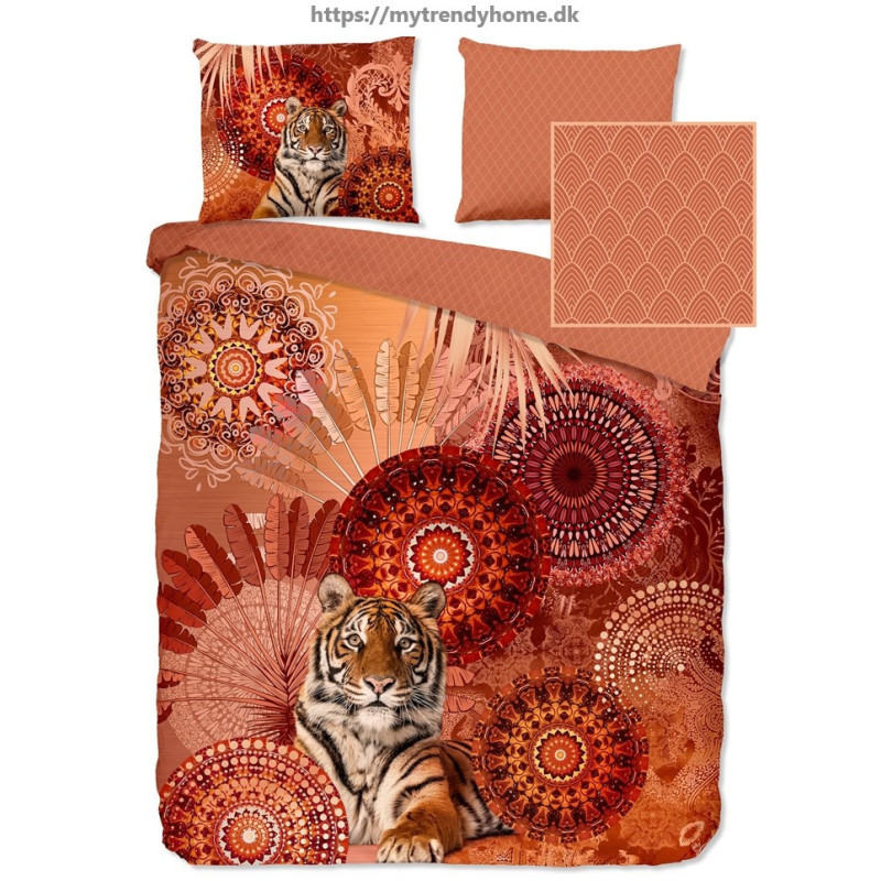 Bomuldssatin sengetøj Anakin med mandala og tiger ornament fra MytrendyHome.dk