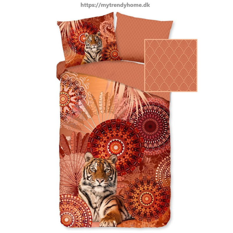 Bomuldssatin sengetøj Anakin med mandala og tiger ornament fra MytrendyHome.dk
