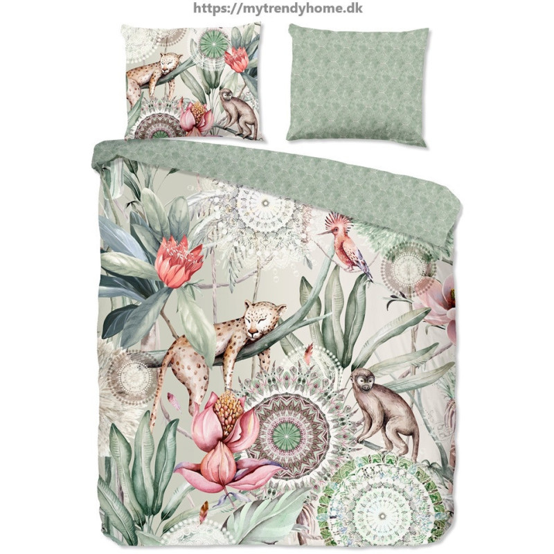 Bomuldssatin sengetøj Wajan med mandala ornament fra MytrendyHome.dk