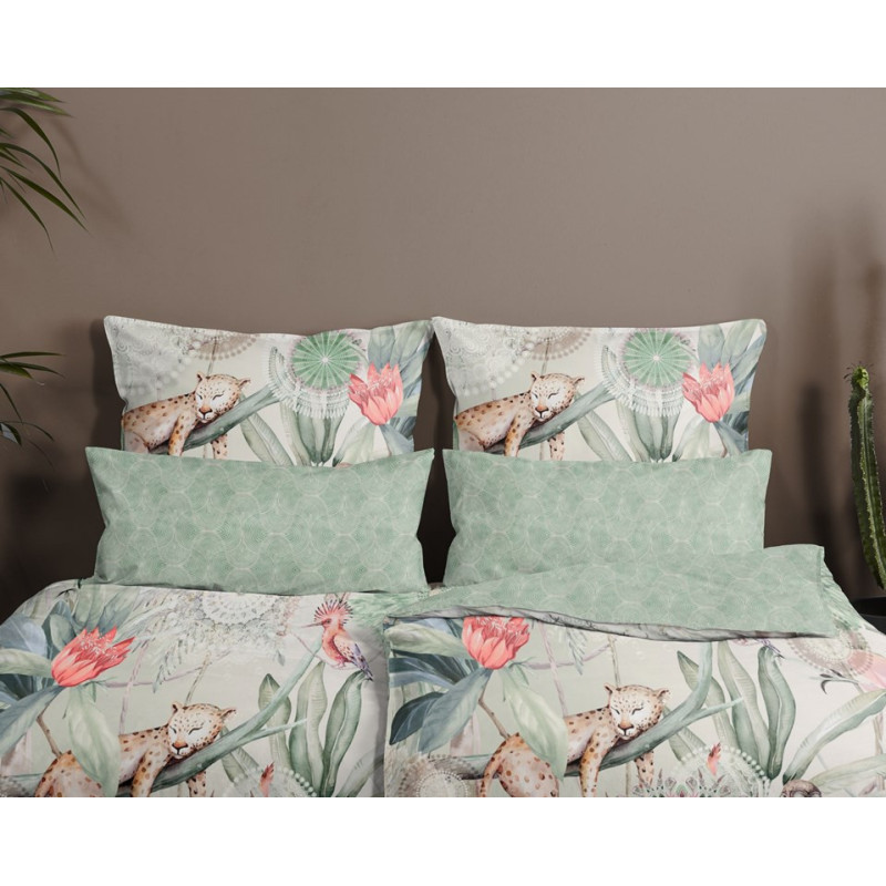 Bomuldssatin sengetøj Wajan med mandala ornament fra MytrendyHome.dk