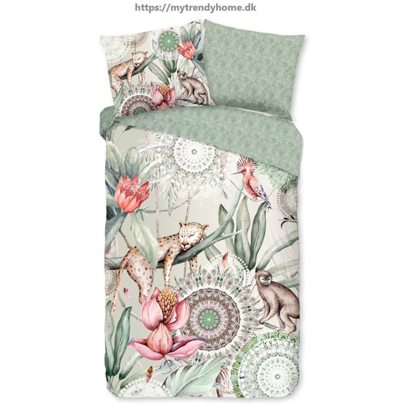 Bomuldssatin sengetøj Wajan med mandala ornament fra MytrendyHome.dk