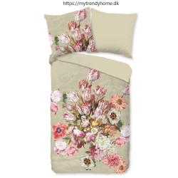 Sengesæt Miranda med haveblomster og tulipaner fra MyTrendyHome.dk