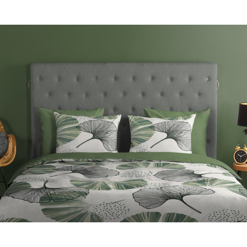 Sengesæt Ginkgo, Grøn med binkgo blade fra MyTrendyHome.dk