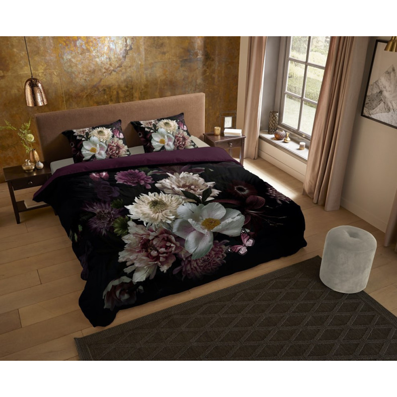 Sengesæt Marleen med blomster i 100% micropercal - MyTrendyHome.dk