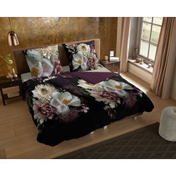 Sengesæt Marleen med blomster i 100% micropercal - MyTrendyHome.dk