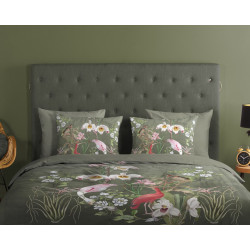 Sengesæt Lesli med eksotiske blomster i ren bomuld fra MyTrendyHome.dk