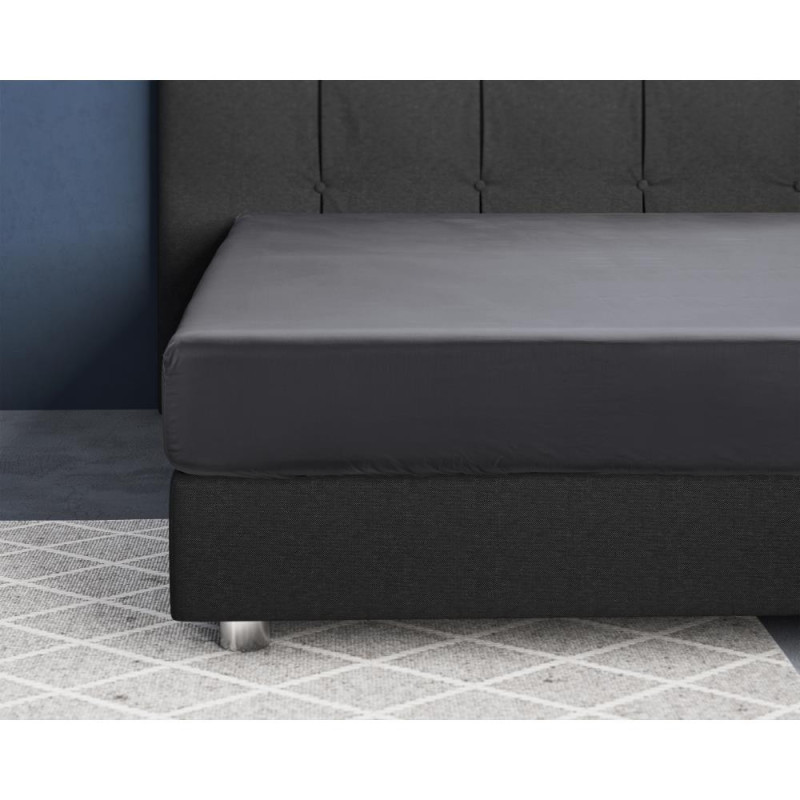Faconlagen Primavera Deluxe Anthracit 100% Bomuldssatin - MyTrendyHome