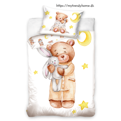 Junior sengetøj Bamse med Kanin fra MyTrendyHome. dk