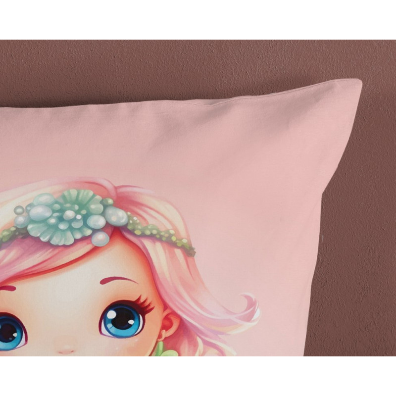 Sengesæt Alisse med Havfrue i ren bomuld fra MyTrendyhome.dk