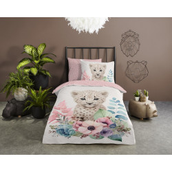 Børnesengetøj Lille Leo med leopardunge fra MyTrendyHome.dk