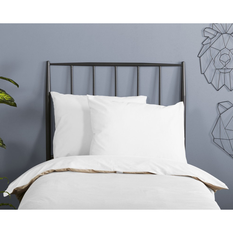 0270.Sengesæt Unicolor Good Morning cotton easy care White fra MyTrendyHome