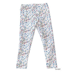 Leggins, 100% bomuld, Normal Livhøjde, Mønster: Blomstre, fra Tom&Lisa