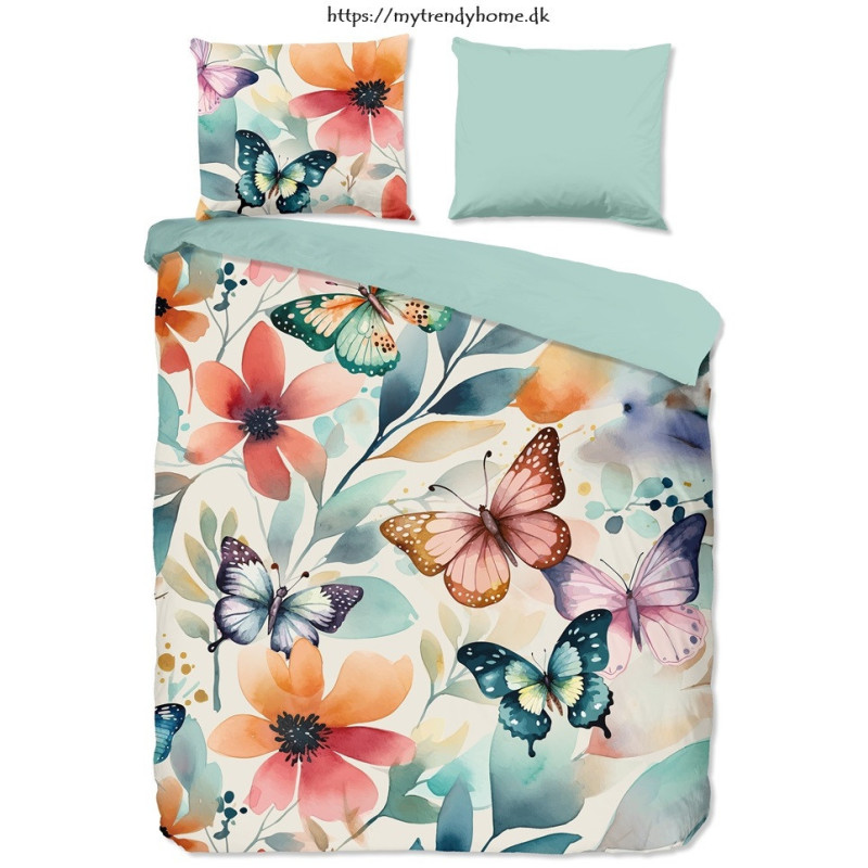 Sengesæt Vallee i 100% bomuld med blomster fra MyTrendyHome.dk
