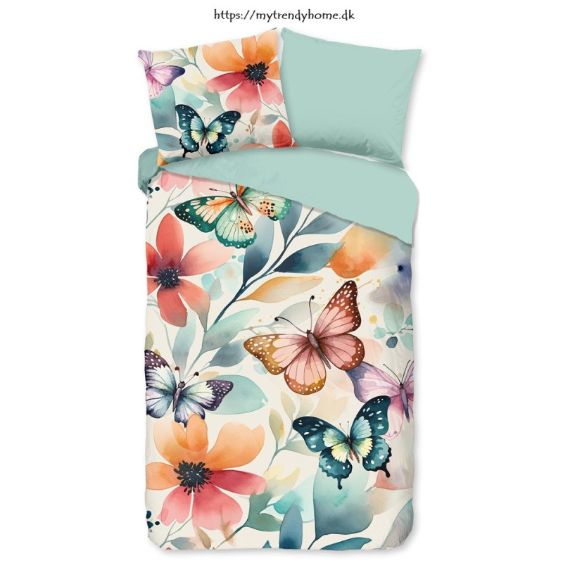 Sengesæt Vallee i 100% bomuld med blomster fra MyTrendyHome.dk