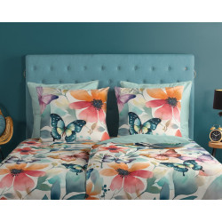 Sengesæt Vallee i 100% bomuld med blomster fra MyTrendyHome.dk