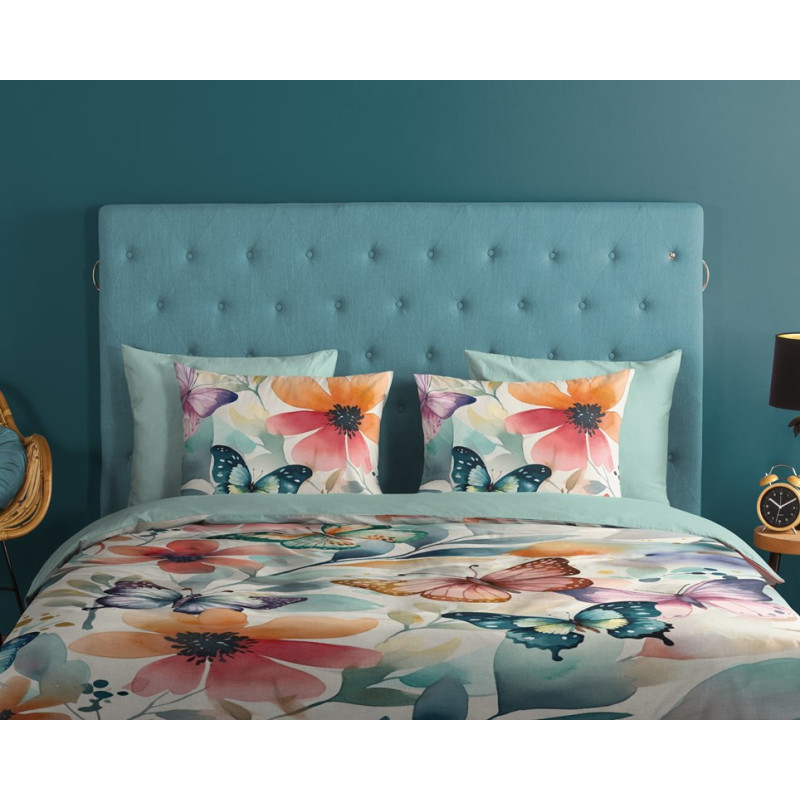Sengesæt Vallee i 100% bomuld med blomster fra MyTrendyHome.dk