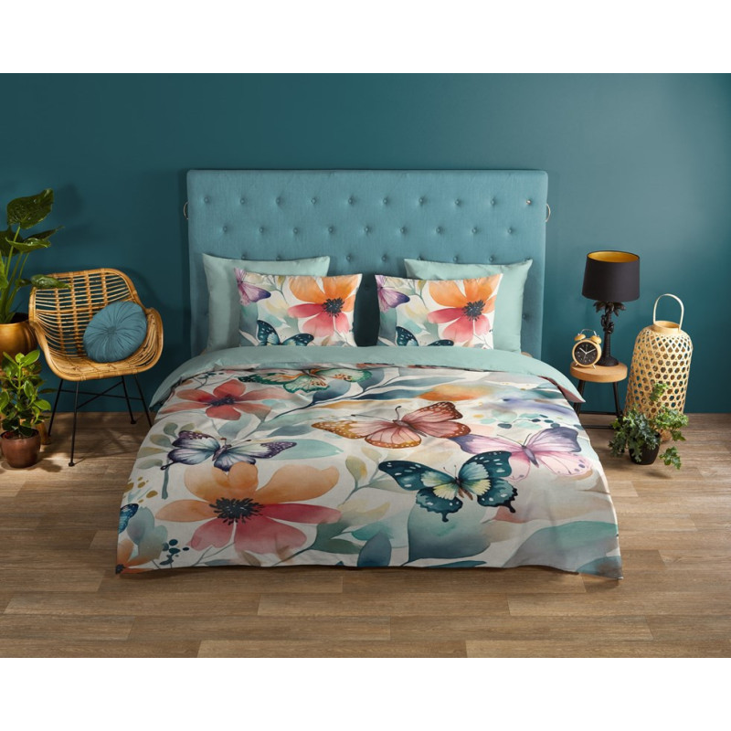 Sengesæt Vallee i 100% bomuld med blomster fra MyTrendyHome.dk