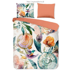 Bomuldssatin sengetøj Bernice med mandala ornament fra MytrendyHome.dk