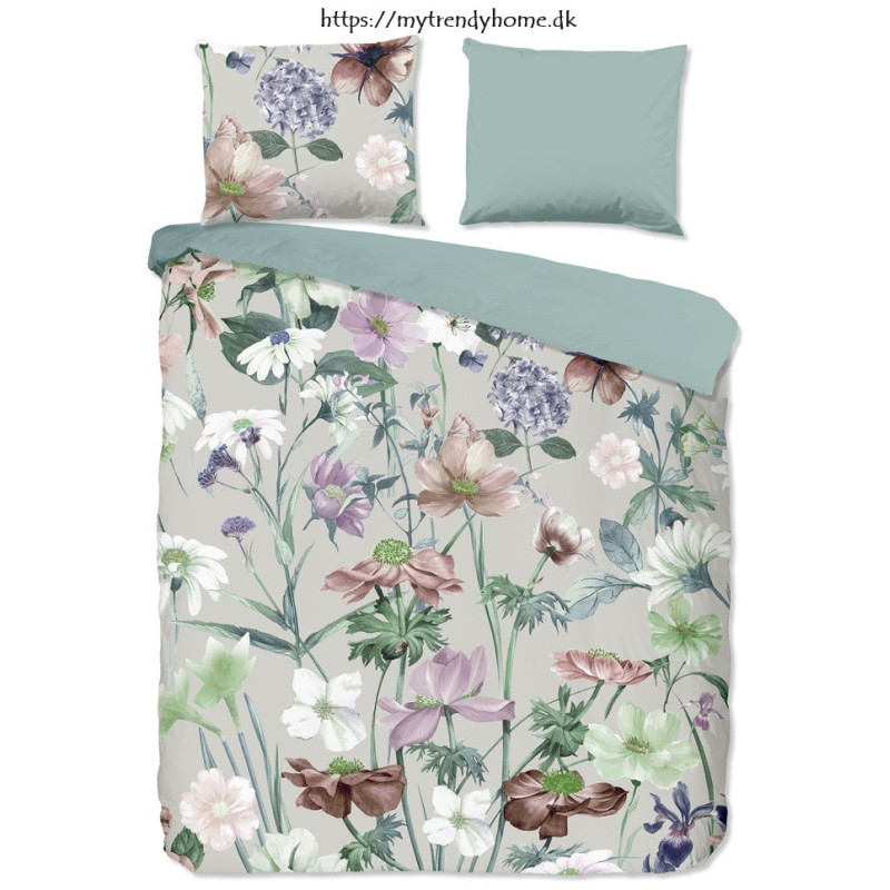 Sengesæt Fina i 100% bomuld med blomster fra MyTrendyHome.dk