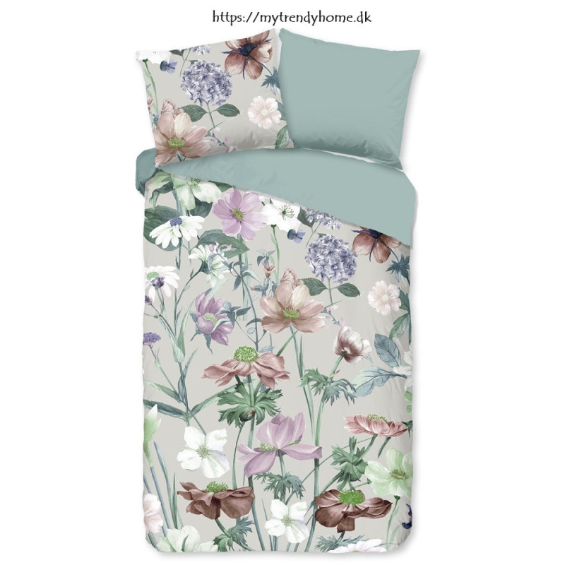 Sengesæt Fina i 100% bomuld med blomster fra MyTrendyHome.dk