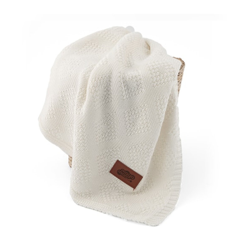 Bambus Babytæppe, Off-white fra MytrendyHome.dk