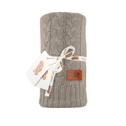 Strikket tæppeblanket til børn i bomuld bamboo fra MytrendyHome.dk