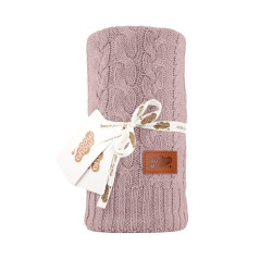 Strikket tæppeblanket til børn i bomuld bamboo fra MytrendyHome.dk