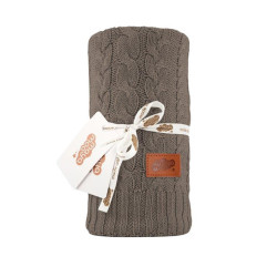 Strikket tæppeblanket til børn i bomuld bamboo fra MytrendyHome.dk