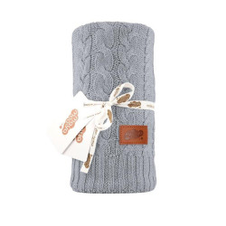 Strikket tæppeblanket til børn i bomuld bamboo fra MytrendyHome.dk