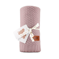 Strikket tæppeblanket til børn i bomuld bamboo fra MytrendyHome